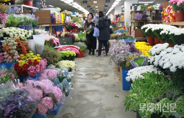 양재동 꽃 시장