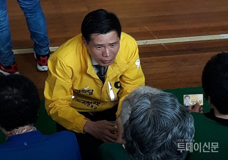 정의당 양승무 전북도의원 후보가 유세하고 있는 모습 ⓒ양승무 후보 캠프 제공