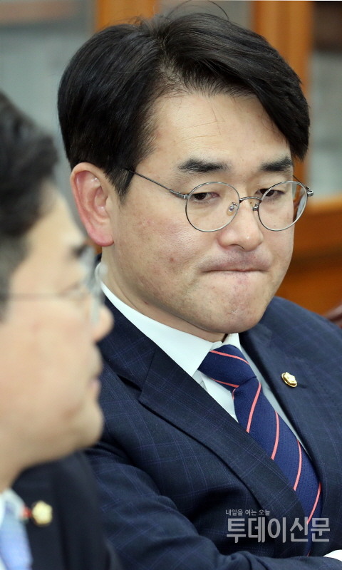 지난 7일 서울 여의도 국회에서 열린 교육위원회 법안소위에 참석한 더불어민주당 박용진 의원 ⓒ뉴시스
