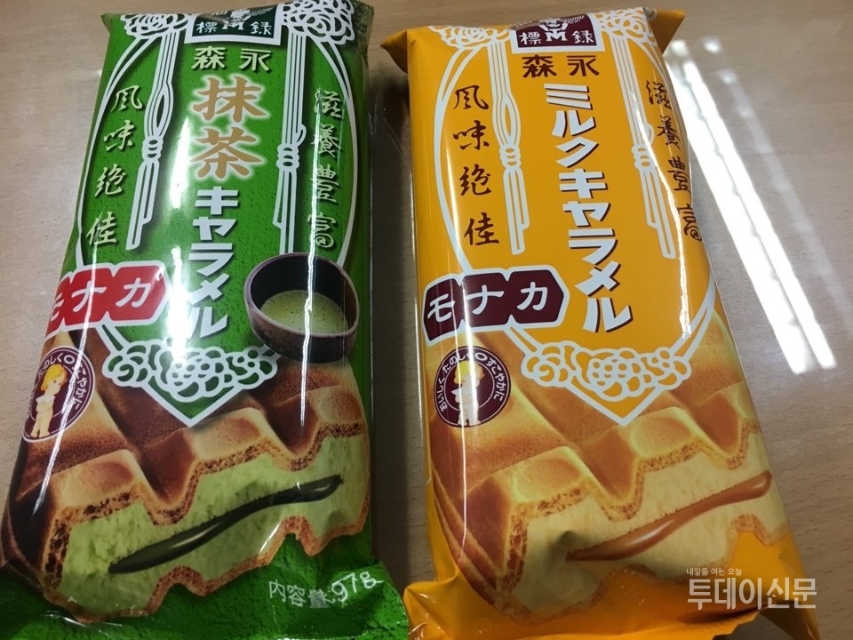 GS25에서 판매하던 일본 모리나가제과 아이스크림 제품ⓒ투데이신문