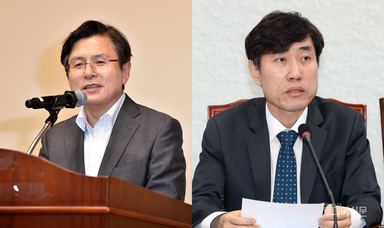 자유한국당 황교안 대표(좌), 바른미래당 하태경 최고위원(우) ⓒ뉴시스