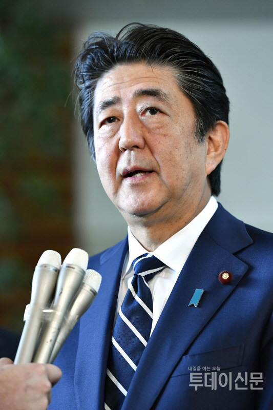 아베 신조 일본 총리 ⓒAP/뉴시스