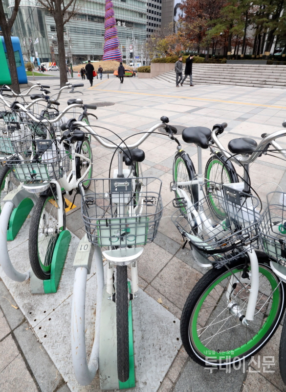 서울시 공공자전거 ‘따릉이’ ⓒ뉴시스