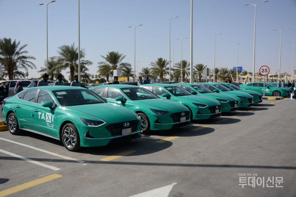 현대자동차, 사우디아라비아에 신형 쏘나타 공항 택시 대량 수주 ⓒ현대자동차