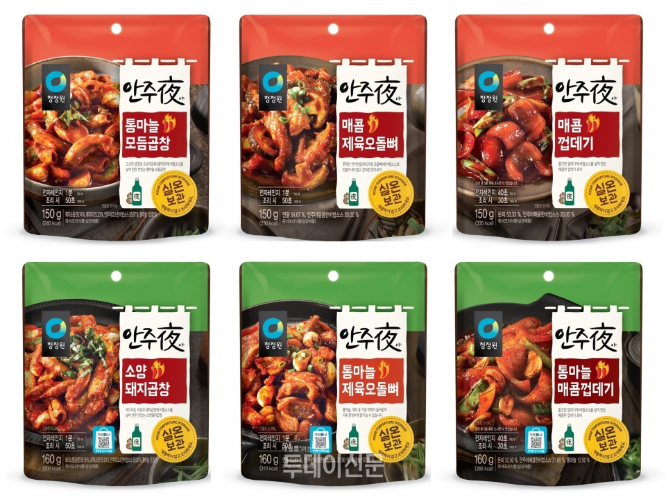 안주야 상온안주 6종 ⓒ대상 청정원