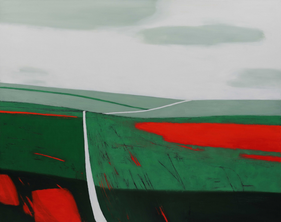 Way to Santigo, oil on canvas, 162x130cm, 2020