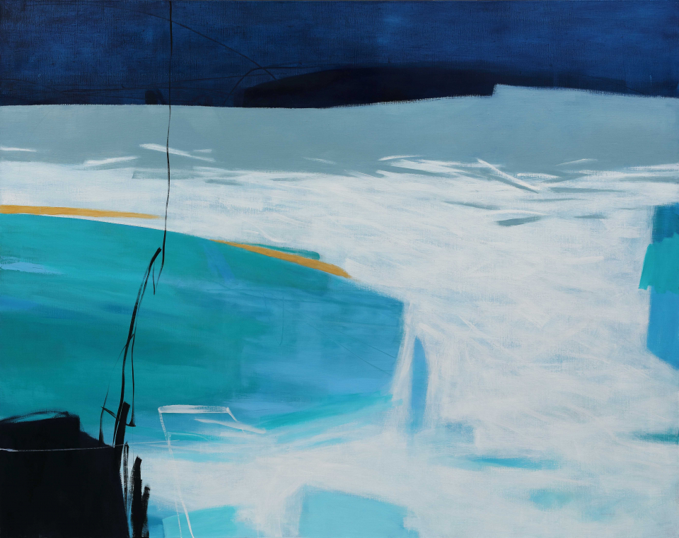 Blue Note, oil on canvas, 162x130cm, 2020