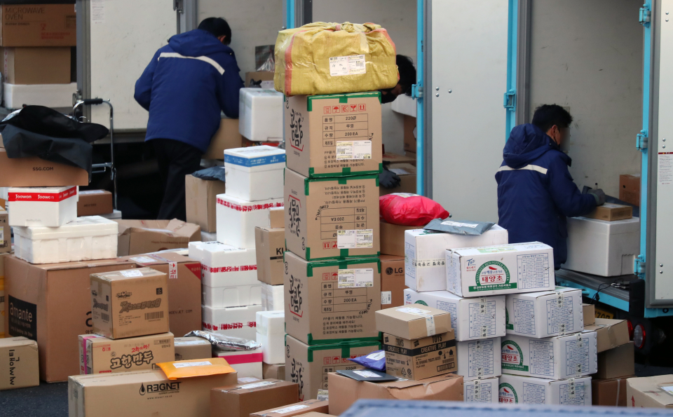 서울 시내 한 물류센터의 모습 ⓒ뉴시스