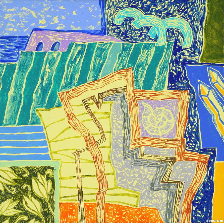 숲속의달팽이_ acrylic on canvas, 40x40cm, 2010