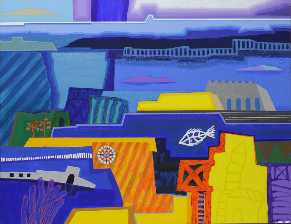 Harbor acrylic on canvas, 145.5x112.1cm, 2010