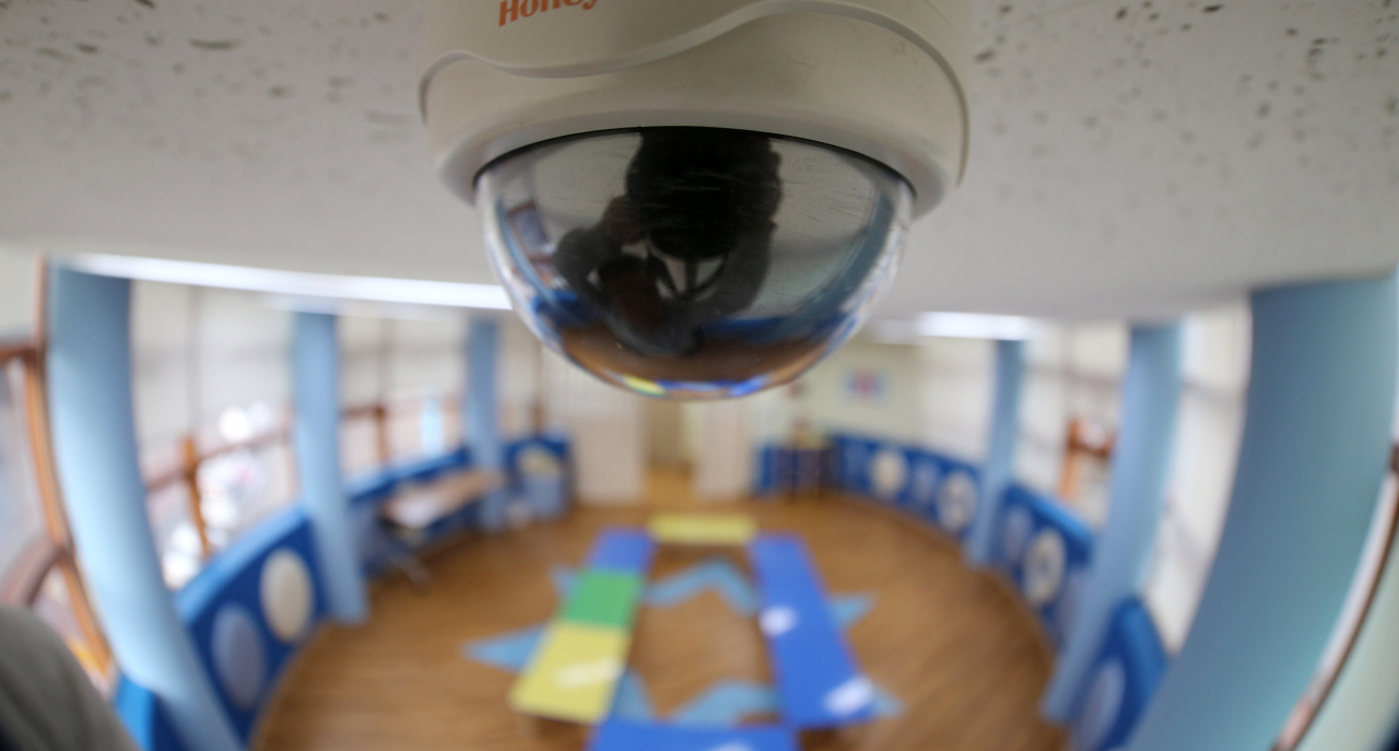 모 어린이집에 설치돼 있는 CCTV ⓒ뉴시스