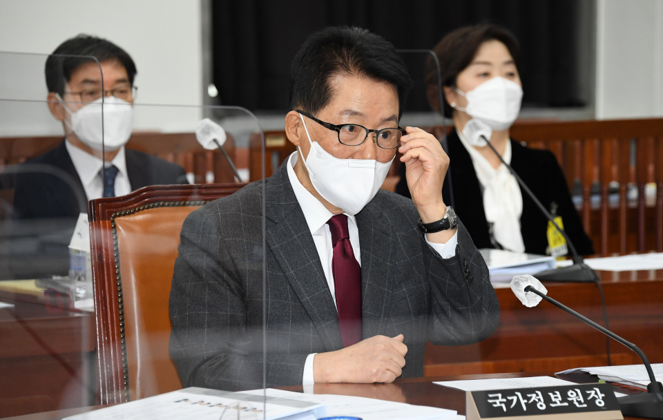 박지원 국정원장 ⓒ뉴시스