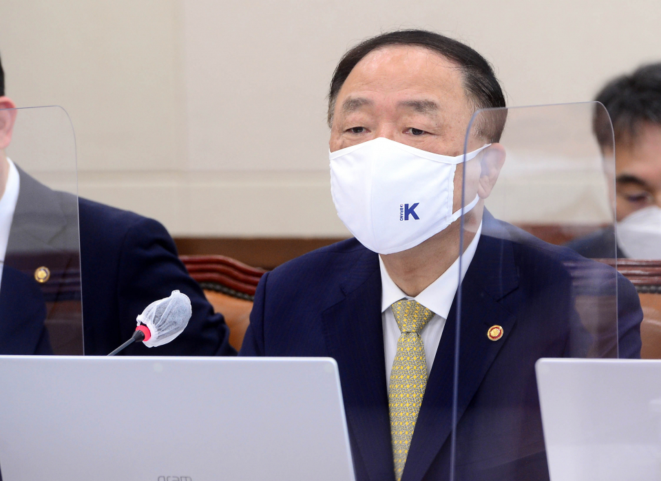 홍남기 경제부총리 겸 기획재정부 장관. ⓒ뉴시스