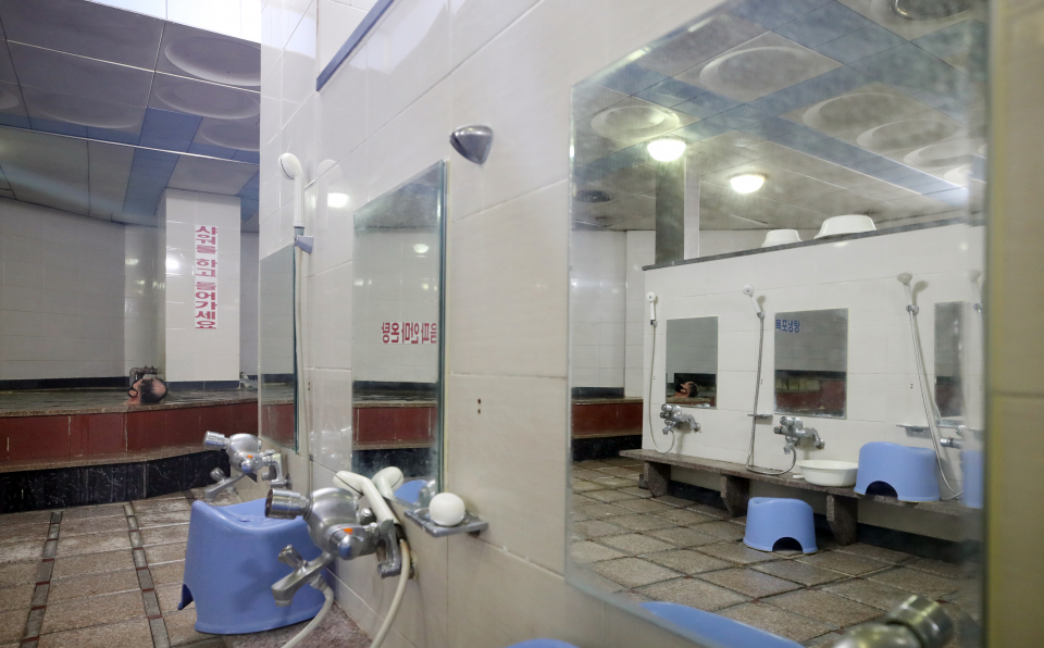 서울시 한 목욕탕의 내부 모습. ⓒ뉴시스