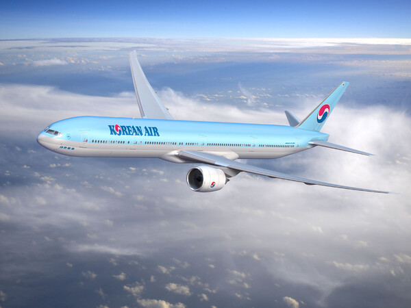파리-인천 노선에 투입되는 보잉 777-300ER 항공기. ⓒ대한항공<br>