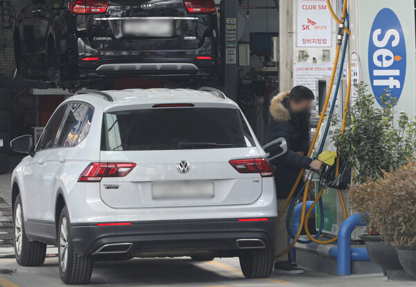 서울 시내 주유소 모습.&nbsp;ⓒ뉴시스<br>