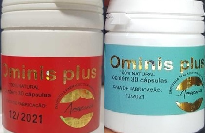 불법유통 적발된 오미니스플러스 제품 ⓒ식약처