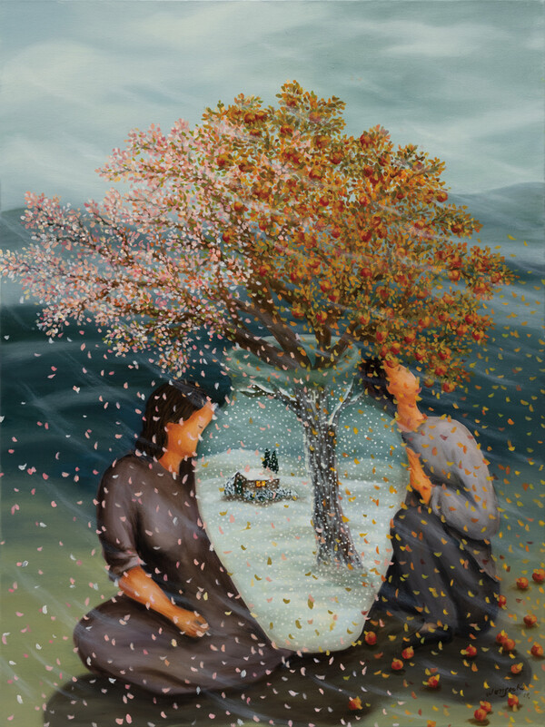 Winter Tree, 101.6x76cm, Oil on Canvas, 2019 [사진제공=김원숙 작가]