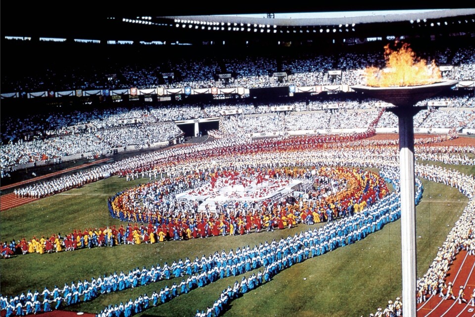 1988년 9월 17일 잠실 서울올림픽 주경기장에서 개최된 제24회 서울올림픽대회 개회식 장면. [사진제공=국민체육진흥공단]