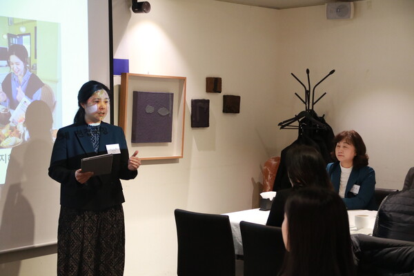 강지혜 투데이신문 편집국장이 ‘제1기 청년플러스 서포터즈’ 발대식에서 당부의 말을 전하고 있다. ⓒ투데이신문