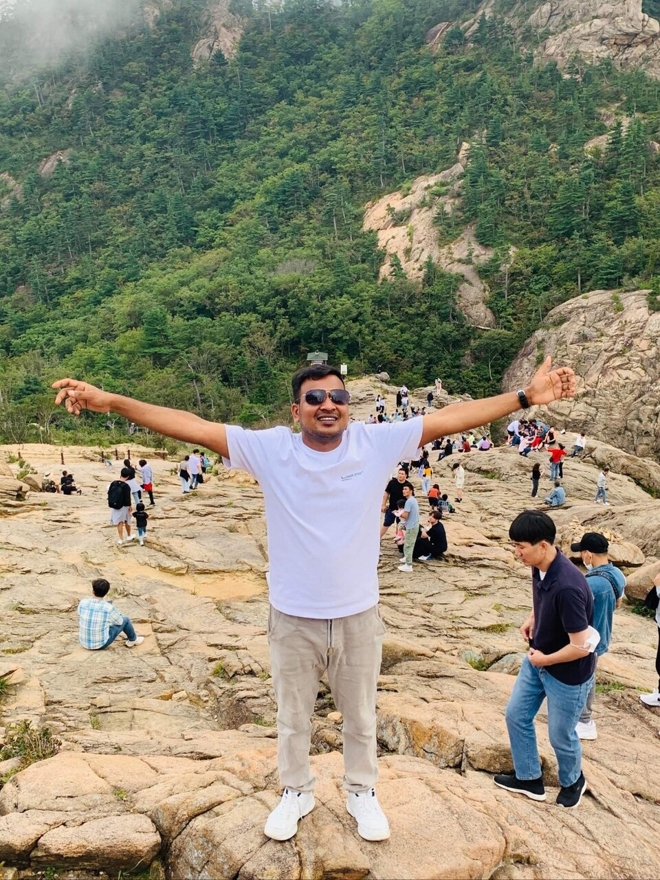 강원도 설악산에 방문한 너레스씨.[사진=본인제공]