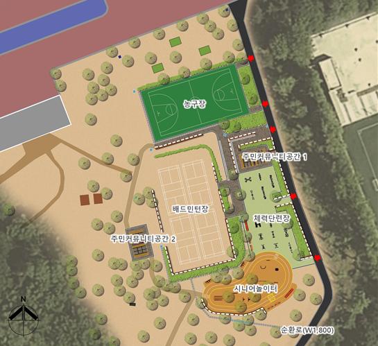 서울시설공단은 다음 달 시니어파크 공사를 시작해 오는 7월초 조성을 완료한다고 24일 밝혔다. [사진제공=서울시]