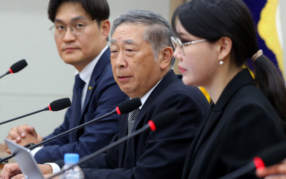 카와시마 슈이치 후쿠시마 어민이 지난 9일 오후 서울 여의도 국회에서 열린 '방사능 오염수 무단투기 저지를 위한 한-일간 연대방안 모색 토론회'에서 발언하고 있다. [사진제공=뉴시스]