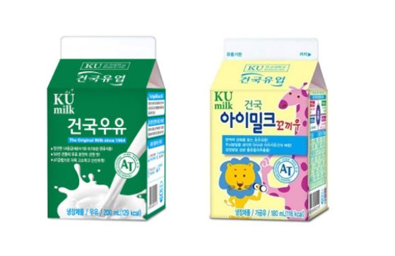 건국우유 이미지
