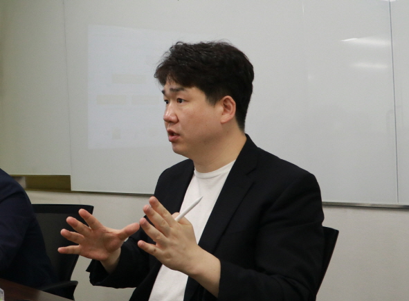 풀무원 ESG경영팀 김현수 팀장이 풀무원의 ESG 지향점에 대해 설명하고 있다. ⓒ투데이신문