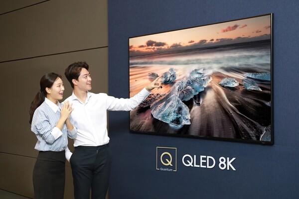 삼성전자가 2018년 출시한 QLED 8K TV [사진 제공=삼성전자]