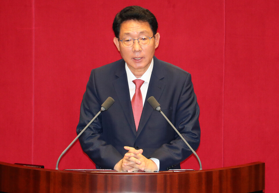 국회 기획재정위원장 김상훈 의원 [사진제공=뉴시스]<br>