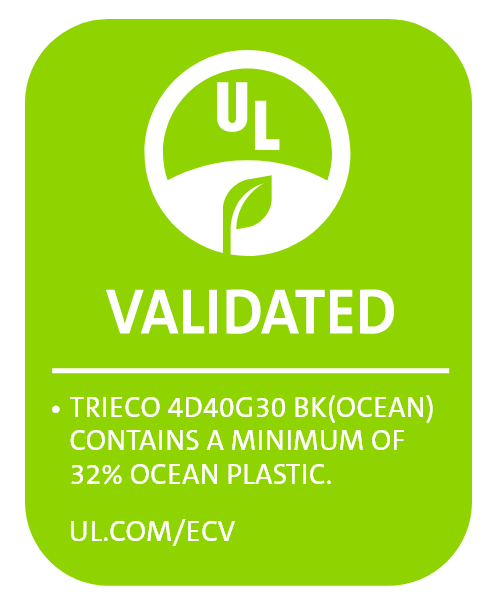 삼양사 ‘트리에코 4D’가 획득한 ‘ECV Ocean Plastic' 인증 [이미지제공=삼양그룹]