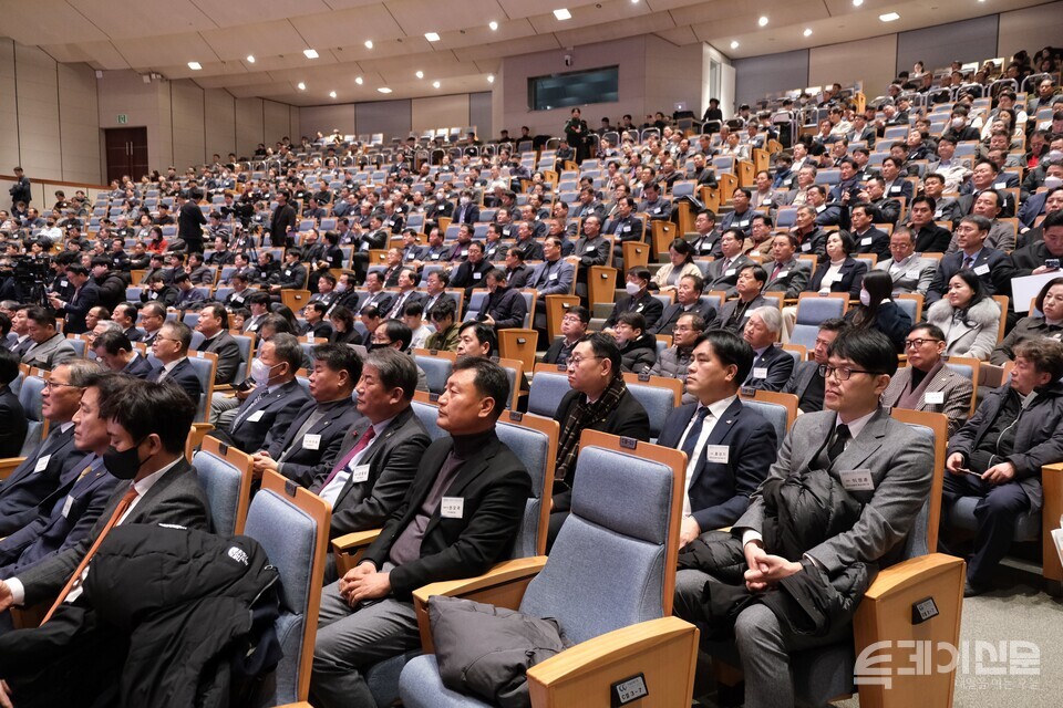 서울시 강남구 건설회관에서 11일 2024 건설인 신년인사회가 진행되고 있다. ⓒ투데이신문