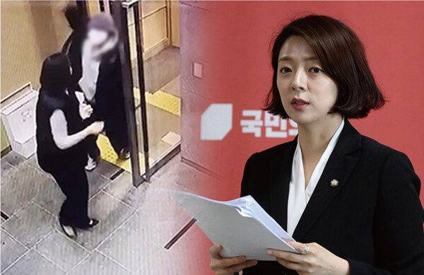 국민의힘 배현진 의원이 지난달 25일 서울 강남구 청담동의 한 건물에서 A(15)씨에게 피습을 당한 가운데 A씨가 자신을 촉법소년이라고 주장한 것으로 나타났다. [사진제공=뉴시스]