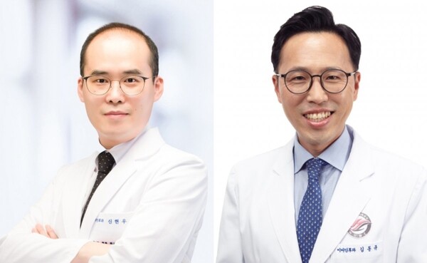 서울대병원 신현우 교수(왼쪽), 한림대춘천성심병원 김동규 교수
