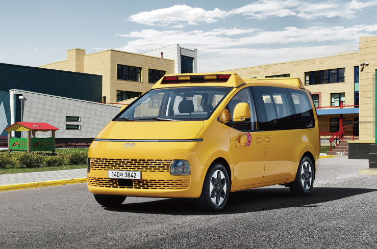 현대차&nbsp;어린이&nbsp;전용&nbsp;통학&nbsp;차량인&nbsp;스타리아 킨더(Kinder) [사진제공=현대차]<br>