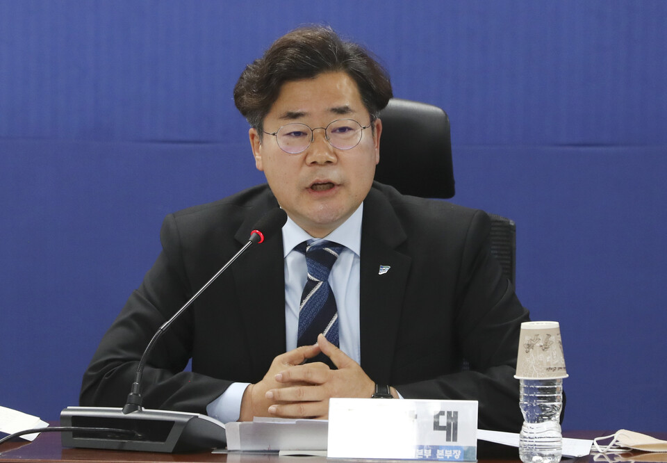 더불어민주당 박찬대 신임 원내대표 [사진출처=뉴시스]