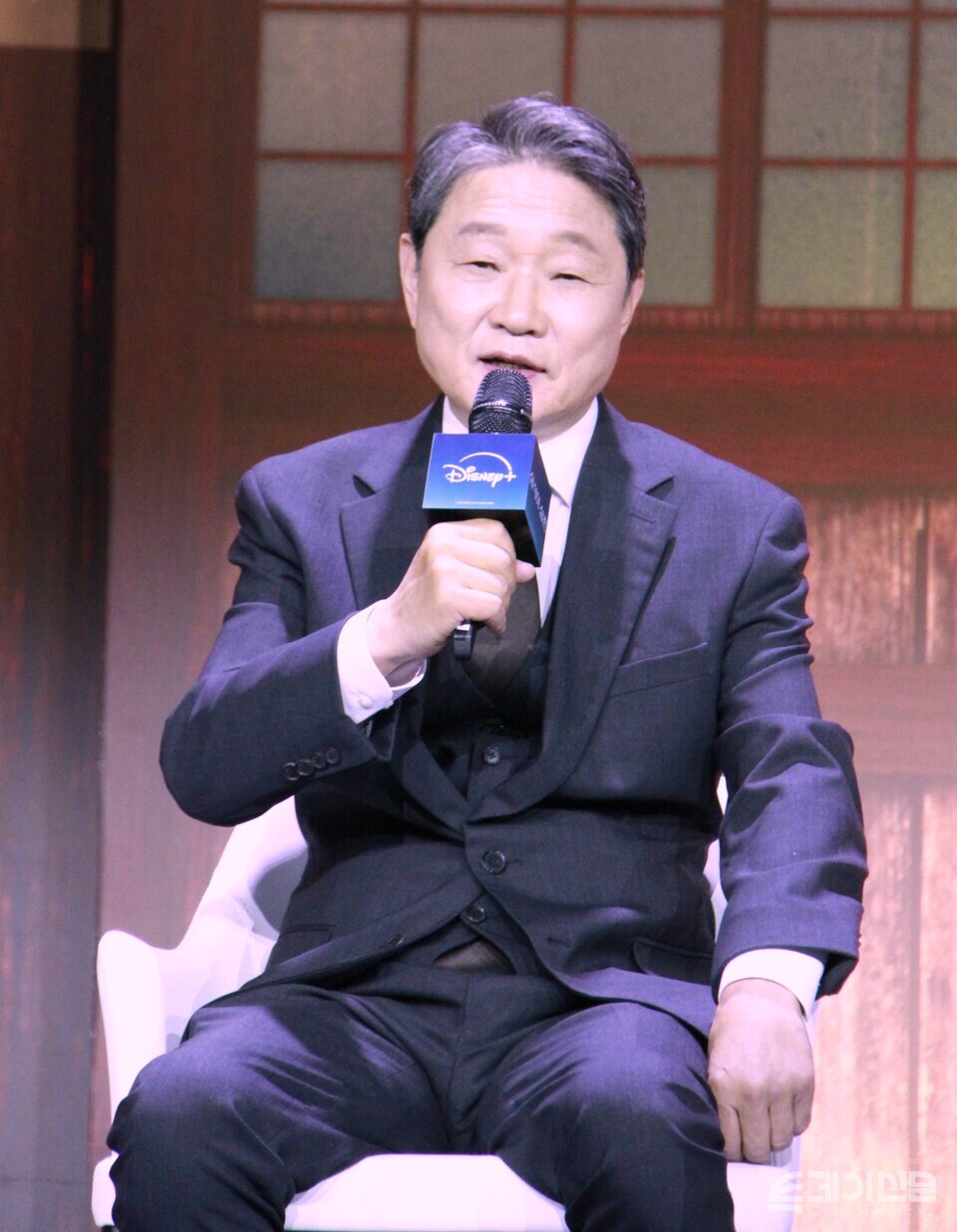 드라마 '삼식이 삼촌' 제작발표회에 참석한 배우 주진모가 질문에 답하고 있다. ⓒ투데이신문