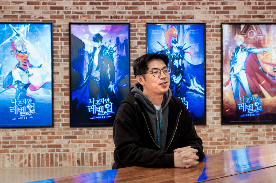 넷마블네오 진성건 개발 PD의 인터뷰 모습 ⓒ넷마블