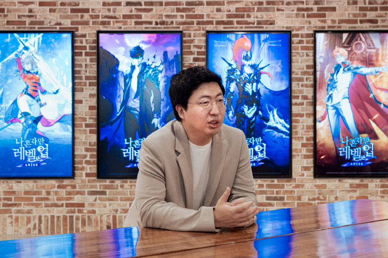 넷마블 문준기 사업본부장의 인터뷰 모습 ⓒ넷마블