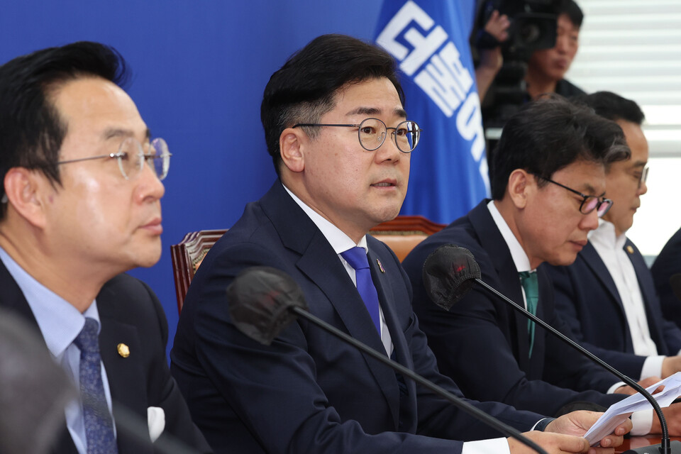 더불어민주당 박찬대&nbsp;원내대표. [사진출처=뉴시스]