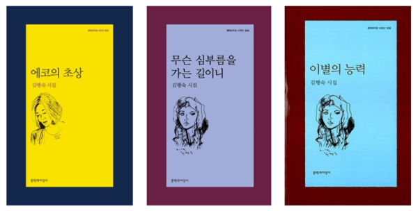 김행숙 시인의 문학과지성사 시집 목록 [그래픽=투데이신문]