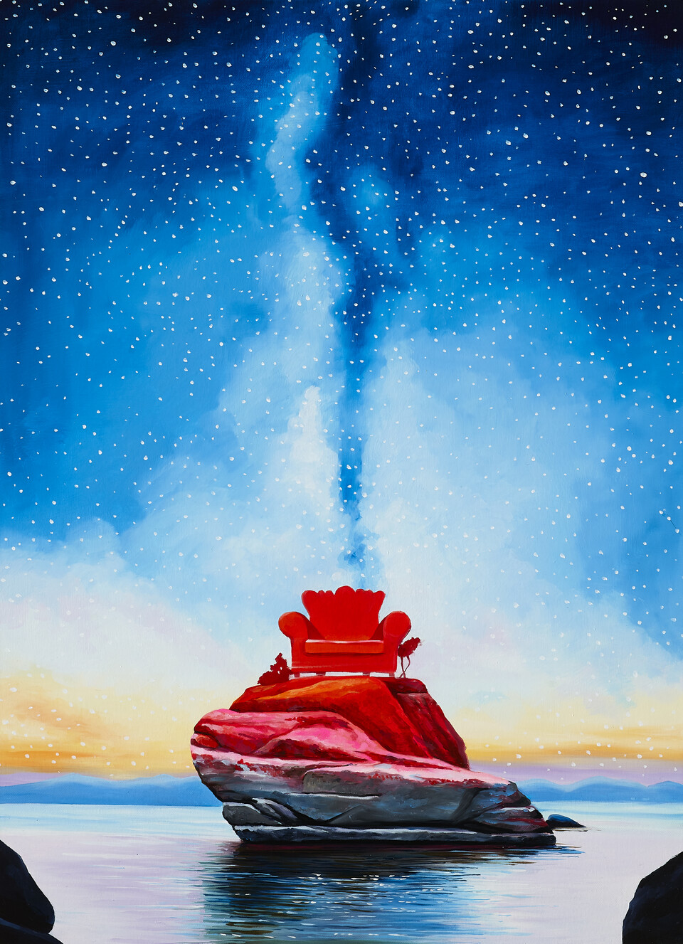 Red territory, 72.7 x 53.0 cm, oil on canvas, 2017