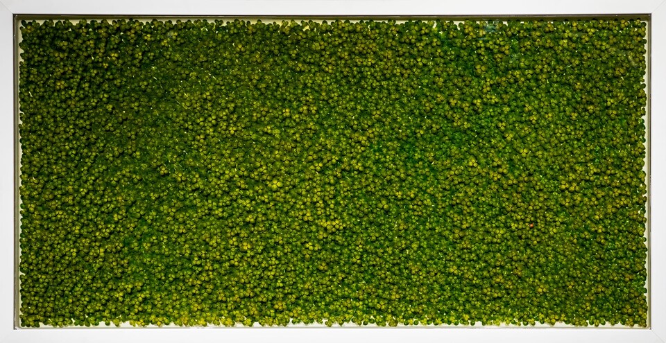 나는 네가 행복했으면 해, 레진에 아크릴릭 물감, 100 x 60 (cm), 2020<br>