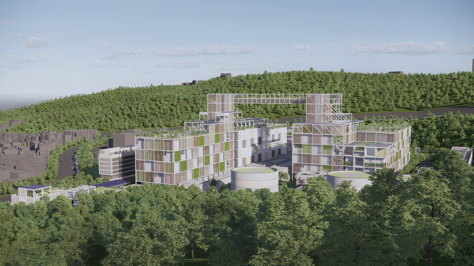 분당복합발전소 조감도 [사진제공=한국남동발전]<br>