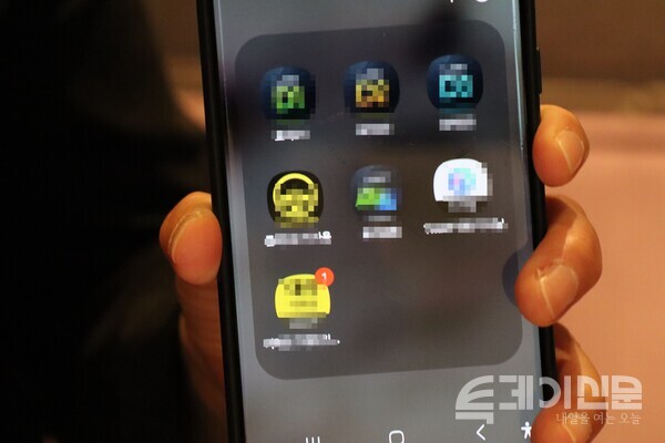 김씨는 원활한 근무를 위해 총 7개의 대리운전 앱을 사용하고 있다. 수수료 비용이 상당하지만, 전체 콜 중 남성 전용 오더의 비율이 높은 만큼 다수의 앱을 사용할 수밖에 없다는 설명이다. ⓒ투데이신문