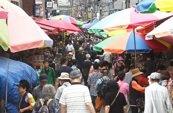 성남 모란시장 전경 [사진제공=뉴시스]