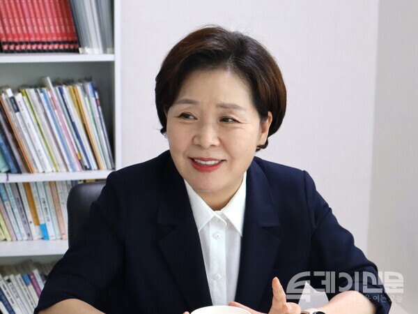 양향자 전 의원이 투데이신문과 인터뷰를 진행하고 있다. ⓒ투데이신문