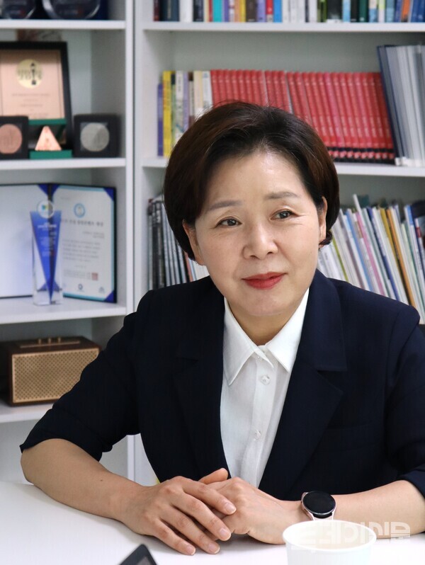 양향자 전 의원이 투데이신문과 인터뷰를 진행하고 있다. ⓒ투데이신문