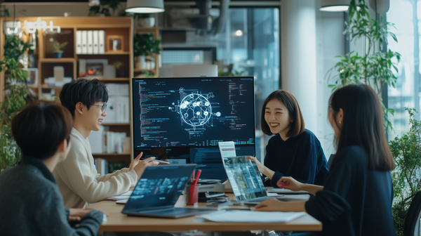 인공지능(AI) 미드저니가 AI리터러시와 청년을 주제로 생성한 이미지